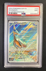 PSA 9 MINT Skarmory 209/191 Surging Sparks Pokemon Graded Card